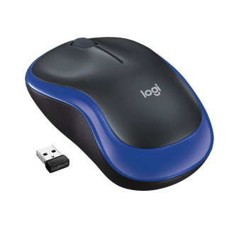 LOGITECH WIRELESS MOUSE M185 - BLUE